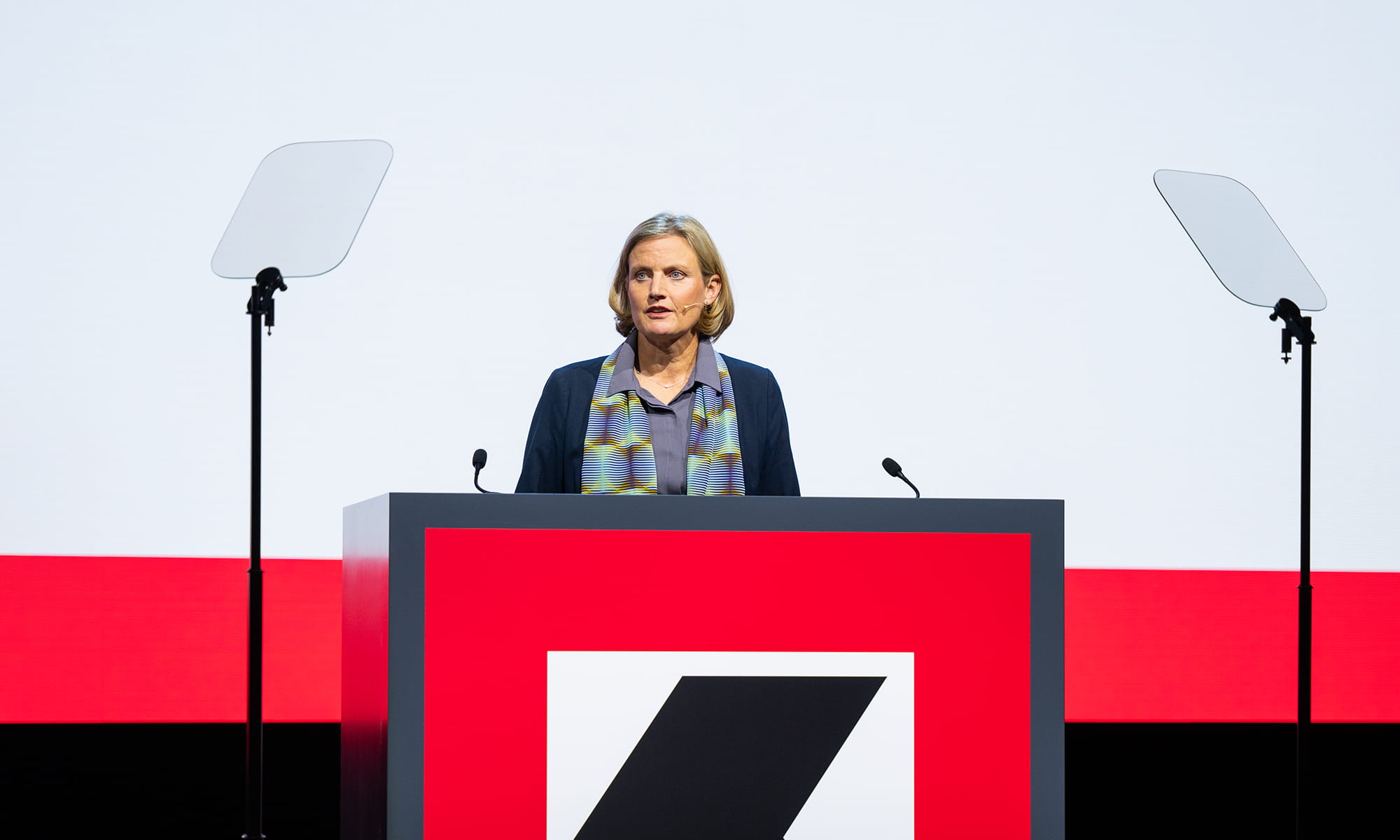 Annelis Lüscher Hämmerli s’adresse pour la première fois aux actionnaires en tant que nouvelle présidente du Conseil d’administration de la BCBE.