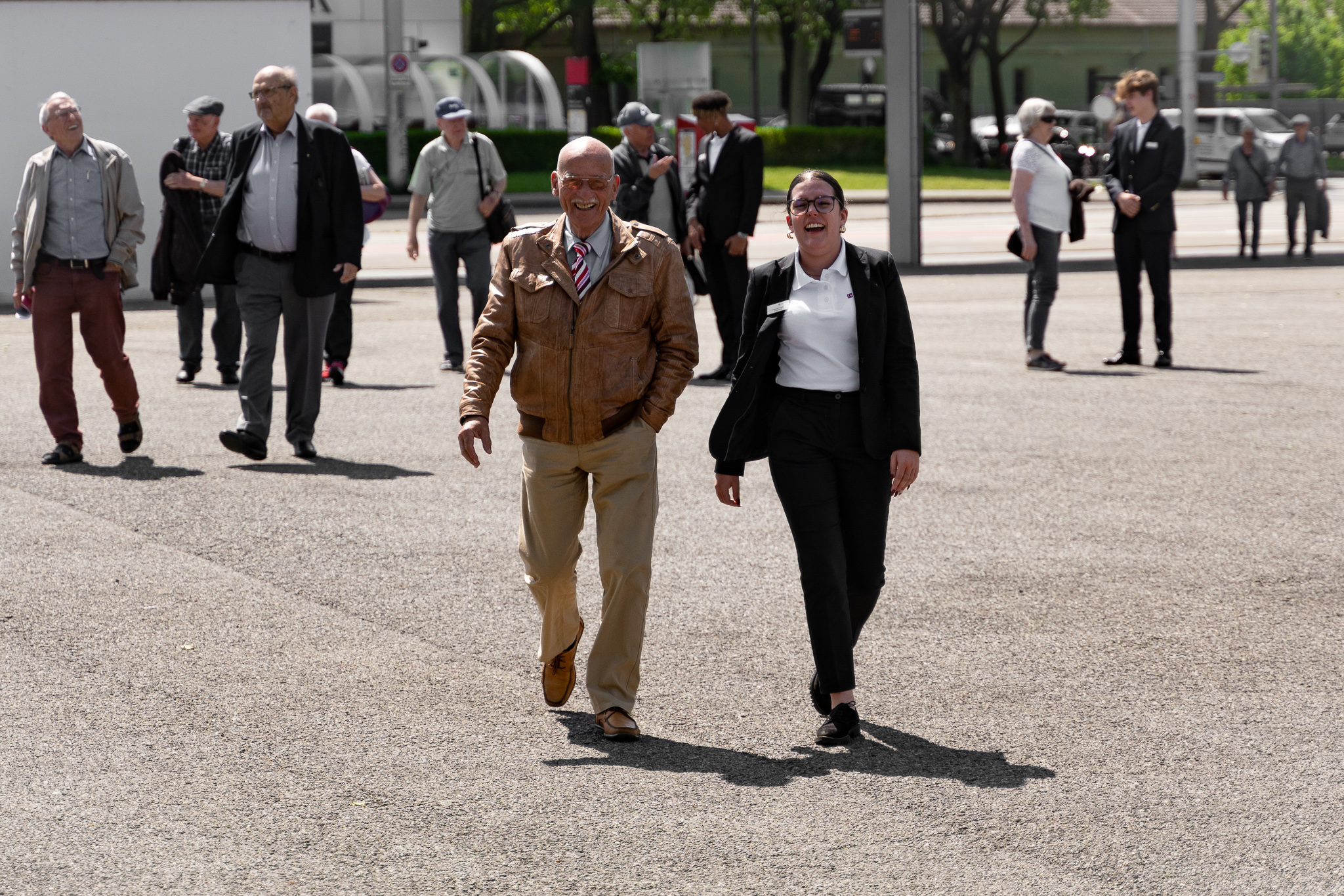 Arrivée des actionnaires à l’Assemblée générale de la BCBE.