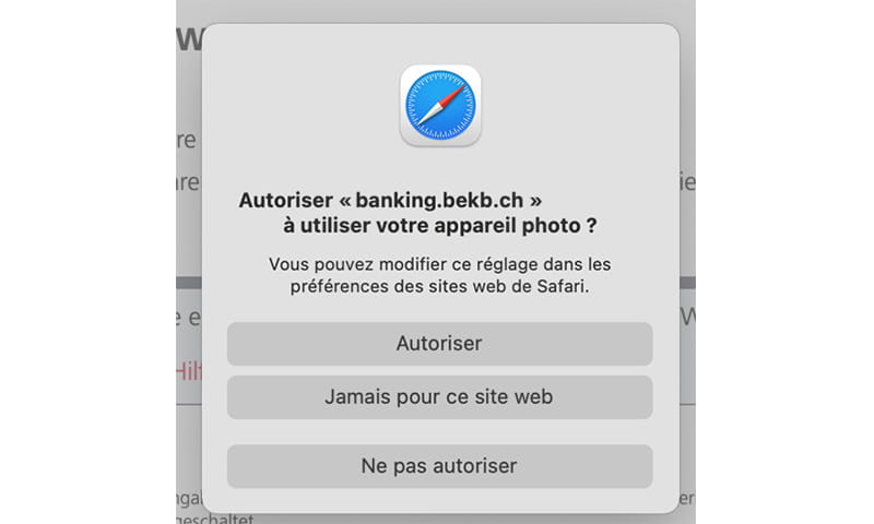 Navigateur «Safari»
