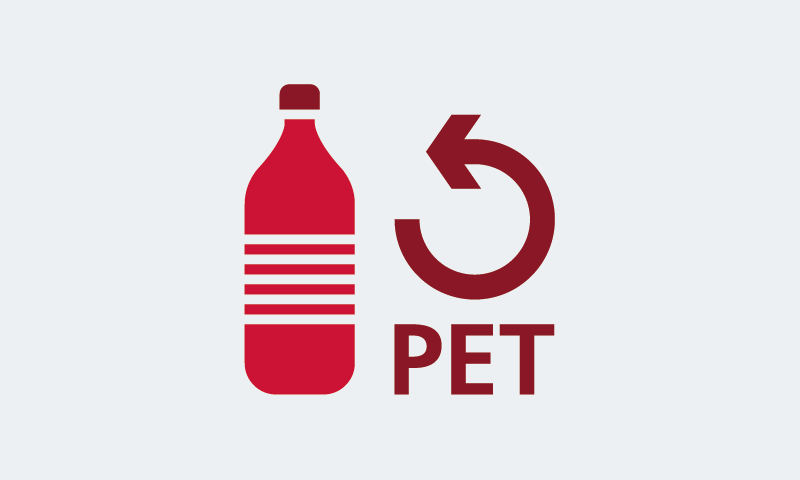 94 721 bouteilles en PET pesant 22,5 g chacune